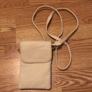 Minicat cross body purse and phone holder